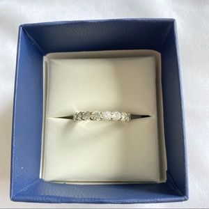 Sterling Silver Rhinestone Ring